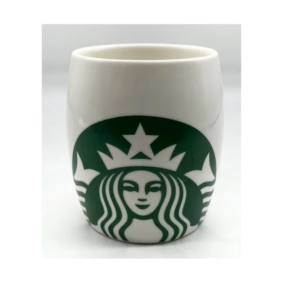 Starbucks | Dining | Starbucks 20 Coffee Tea Mug Mermaid Siren Large Logo  14 Oz White Green | Poshmark